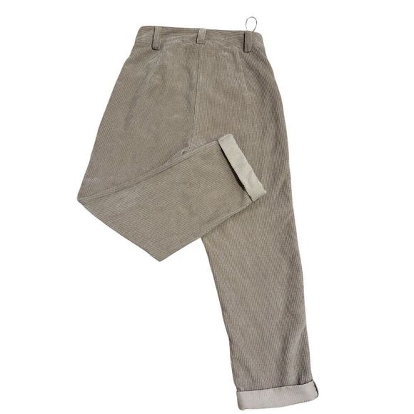 Petal & Pup Corduroy Pants Size 4 Talaren Cuffed High Waisted Crop Taupe - Picture 10 of 12